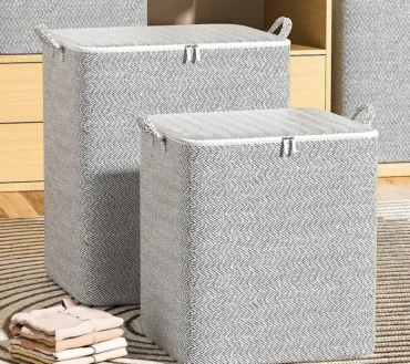 1pc Household Large Capacity Storage Bag Non-woven Material, Closet Wardrobe Organizer Can Be Used For Quilt Clothing, Toys