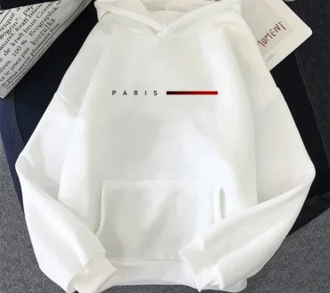 Paris Letter Womens Sweatshirts Printed Home Casual Hoodies Sports Pullover Tops Daily High Quality Woman Clothing Autumn Winter