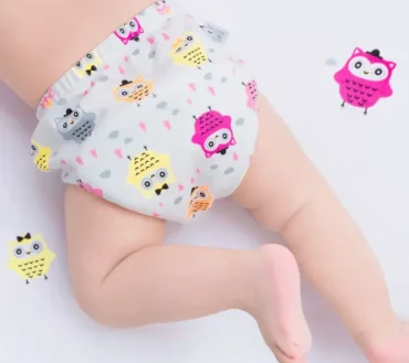 Baby Waterproof Reusable Training Pants Cute Cotton Baby Diaper Infant Shorts Nappies Panties Nappy Changing Underwear Cloth New