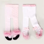 Baby Tights Cotton Cute Lace Bows Pantyhose Baby Girl Tights Clothes Winter Newborn Girls Pantyhose Menina Collant Tight