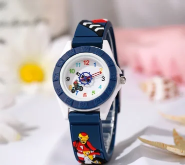 Fun Cartoon Car Themed Children Watches Cartoon Watches Silicone Quartz Wristwatch Birthday Gift Kid Girl Boy Watch Reloj