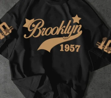 American style new summer men's 1957 letter print comfortable and breathable round neck T-shirt outdoor street style top