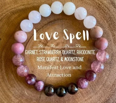 Love Spell Natural Stone Bracelet For Women Men Luck Money Protection Health Crystal Citrine Tiger's Eye Bracelet Wholesale