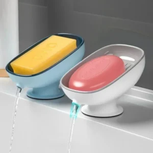 Super Suction Cup Soap Dish with drain water For Bathroom Soap Holder Kithcen Sponge Holder Soap container Bathroom Supplies2025