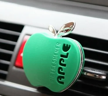 Car Perfume Air Freshener Apple Shape Original Fragrance Orange Lemon Apple Strawberry Lavender Scent Automobile Accessories