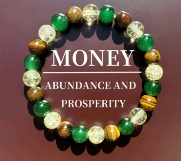 Fashion 1pc/ Attract Wealth and Prosperity Bracelet Made of Natural Stone with Wooden Beads Handmade Bracelet Men Women Jewelry