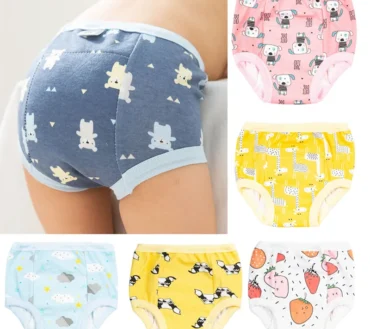6 Layers Baby Elinfant 2 Size Diapers For Swimming Absorbent Ecological Diapers Reusable Training Panties Happy Flute Newborn