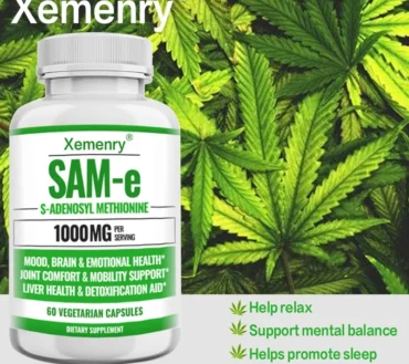 SAM-e Supplement - Joint Pain Relief, Capsules, Knee Care, Mood Health Supplement