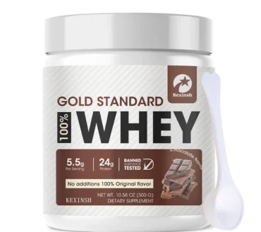 Kexinsh 300g 100% Premium Chocolate Whey Protein Powder Halal Certified for Optimal Fitness And Bodybuilding Needs