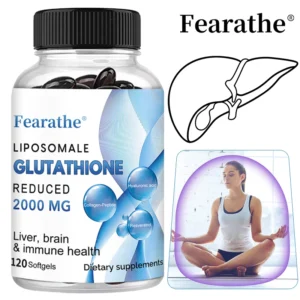 Liposomal Glutathione 2000 mg, Supports Brain Health, Immune System, Liver Health and Skin, Antioxidant