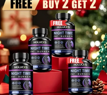 Buy 2 Get 2 Free! Night Time Fat Burner Capsules, Support Promotes Deep Sleep & Fat Loss, Balances Cortisol & Hormonal, Non-GMO