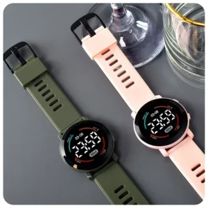 LED Digital Kids Watches Luminous Waterproof Sport Children Watch Silicone Strap Electronic Wrist Watch for Boys Gril Reloj Niño