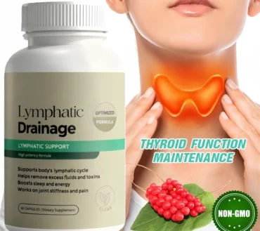 Lymphatic Drainage Capsules for Body Shape Weight Management Puffiness Reduction keto Detox Cleansing & Thyroid Health Support