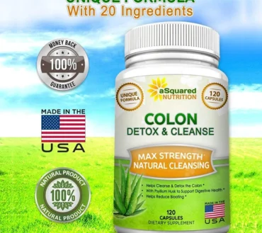 Colon Detox & Cleanse Capsules - Powerful Natural Cleanser, Intestinal Cleansing, Digestion, Helps with Constipation & Bloating