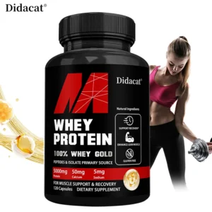 Whey Protein Capsule - Fuels Muscles for Productive Workouts