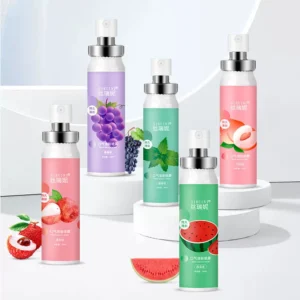 Oral Fresh Spray Fruit Flavor Peach Litchi Portable Mouth Freshener Oral Care Cleansing Sweet Breath Bad Persistent Remove